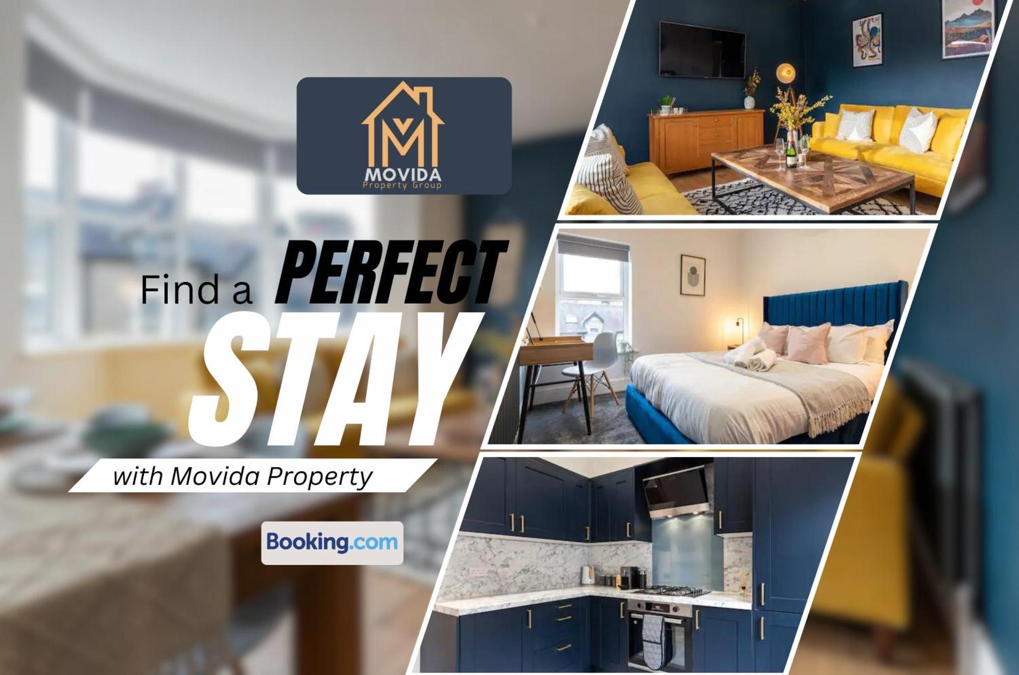 Central Elegant Three Bed Duplex By Movida Property Group Short Lets & Serviced Accommodation Harrogate Esterno foto